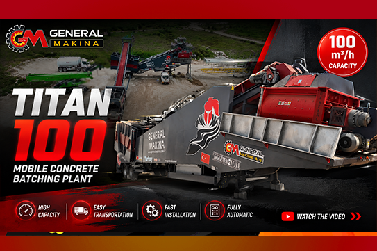 Titan 100 mobilna instalacija za proizvodnju betona sa sistemom za pred-hranjenje