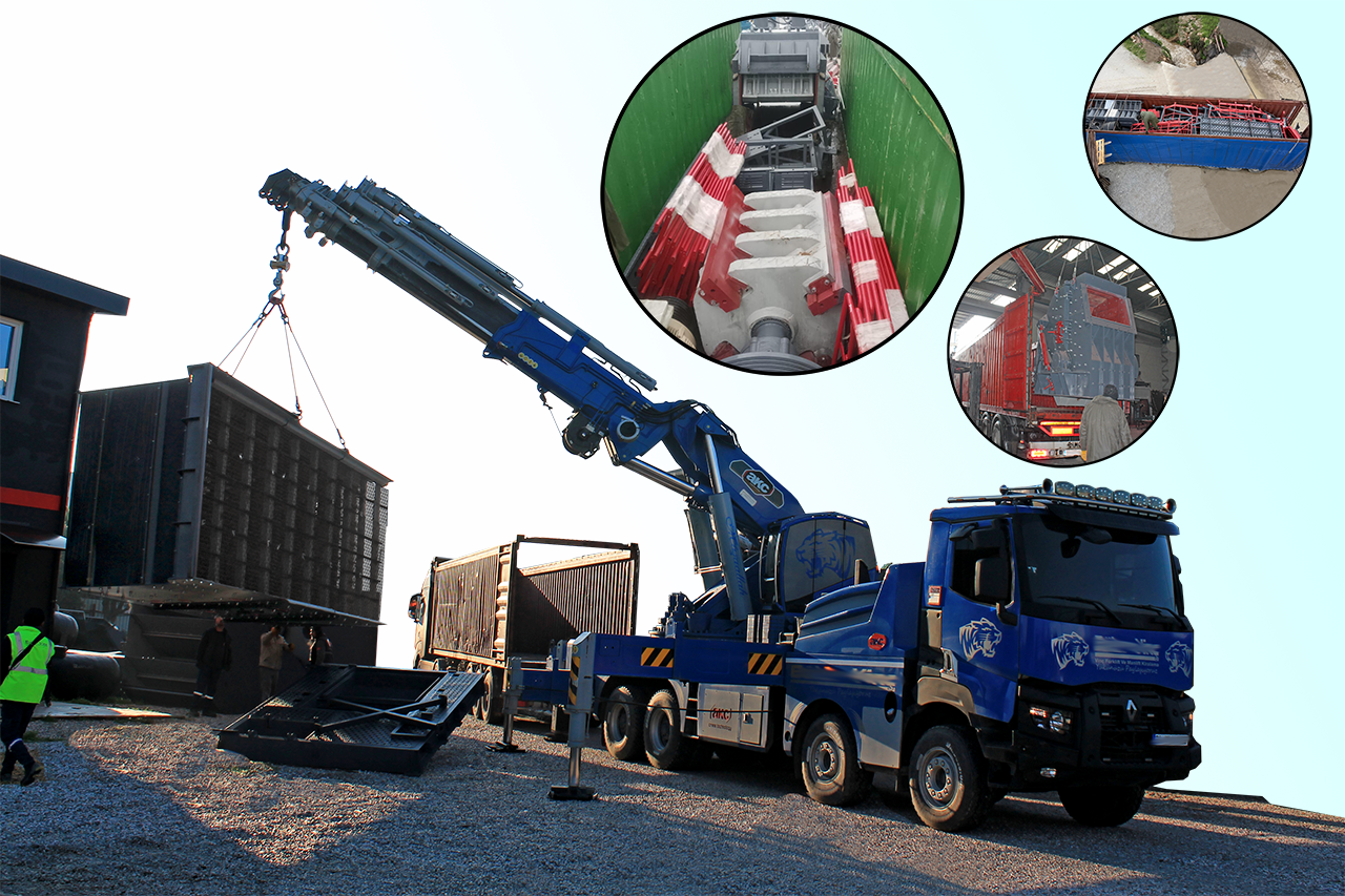 تصدير محطة التكسير والغربلة الثابتة PDK 02
