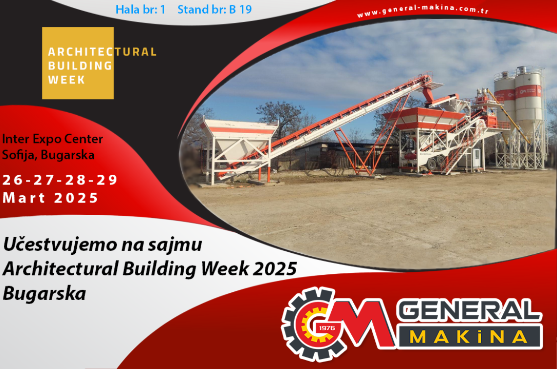 Učestvujemo na sajmu u Bugarskoj Architectural Building Week 2025