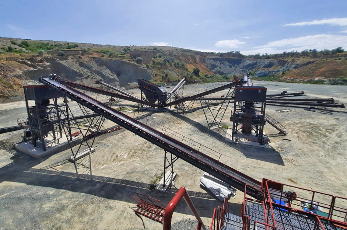 Usine de concassage et de criblage de granit – Roumanie