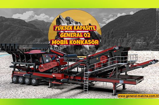 Yüksek Kapasiteli Mobil Konkasör Tesisi GENERAL 02